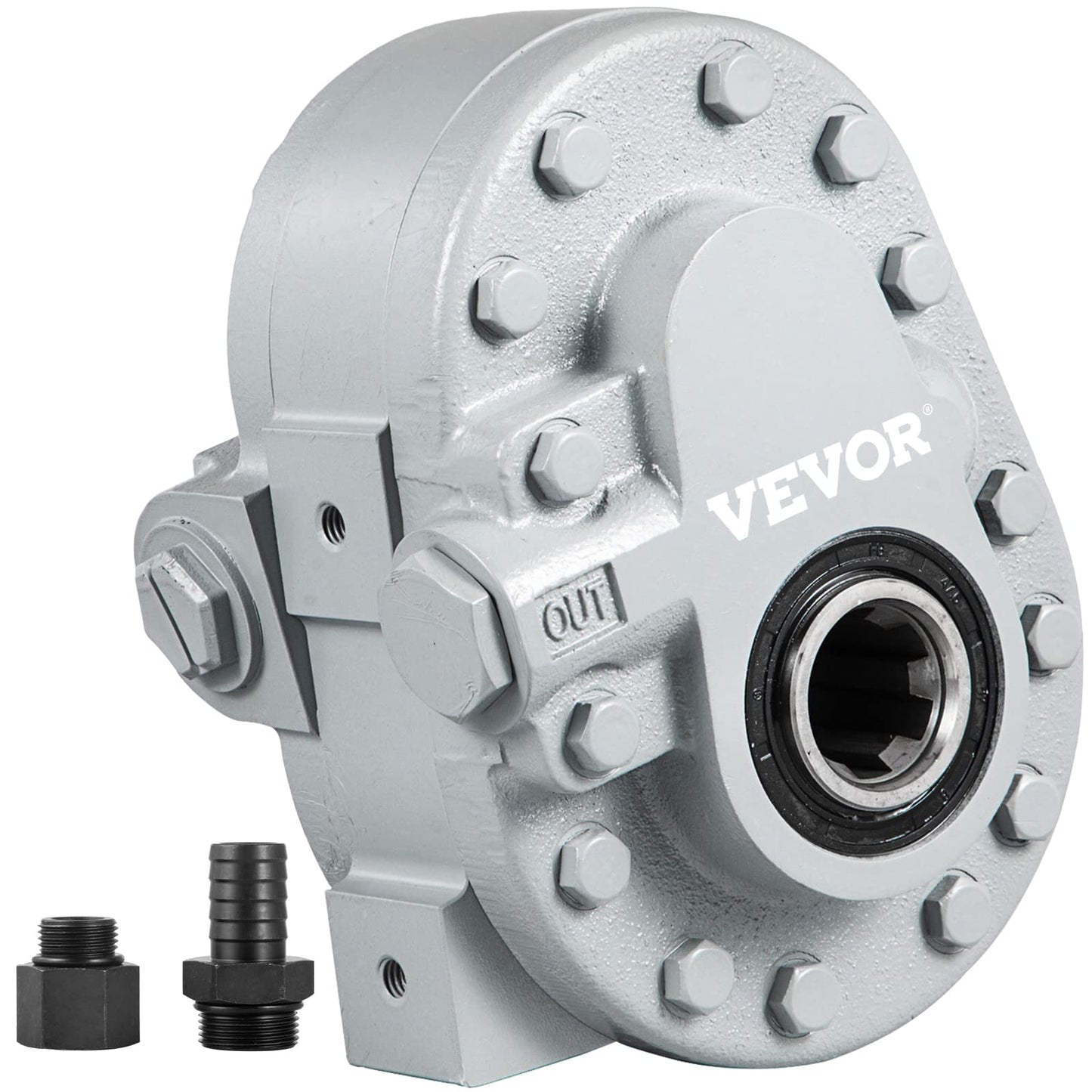 Bestauto Hydraulic Pump 16.6GPM Hydraulic Motor 540RPM Log Splitter 2500PSI Hydraulic Splitter SAE 12 Outlet Port Hydraulic Pump for Log Splitter for Truck Tailgate Lift,Scissor Lift, Dump Trailer