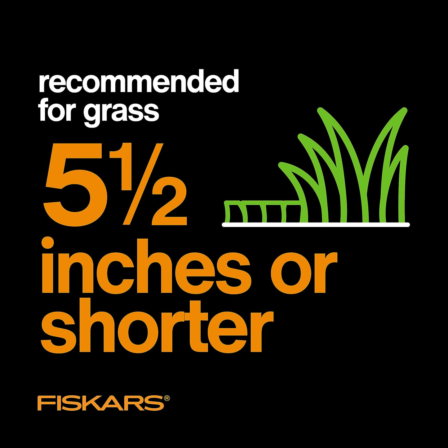 Fiskars Push Mower - 17" Cut Width Manual Reel Mower with No Motor - Grass Cutter with Steel Blades that Stay Sharp - Eco-Friendly Cordless Grass Trimmer for Lawn Care