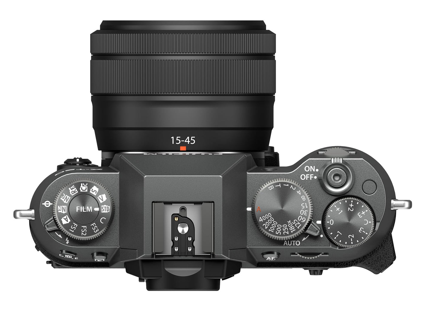 FUJIFILM X-T50 Mirrorless Digital Camera XC15-45mmF3.5-5.6 OIS PZ Lens Kit - Charcoal Silver