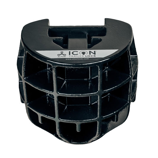 Altor ICON Trailer Lock for 2-5/16 inch couplers | Secures high Value Utility Trailers/Travel Trailers/RV/Boat/Toy Haulers