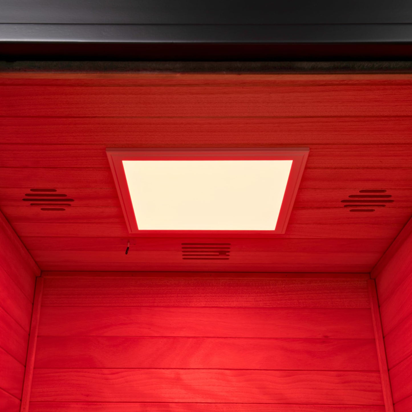 EZLIFE 1-Person Low EMF Infrared Solo Sauna with Red Light Up to 149°F Bluetooth Speakers, Interior Dimensions– 29.45”L × 31.81”W × 63.35”H