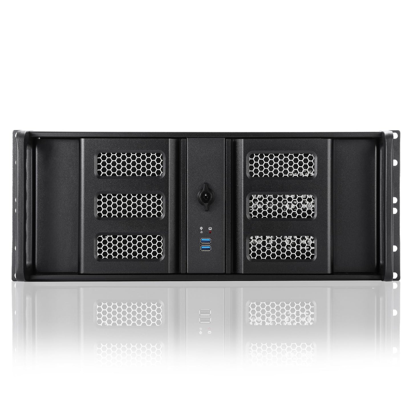 RackChoice 4U Rackmount Server Chassis with 3x5.25 Front Bays+7x3.5 +3x2.5 Drive Bays