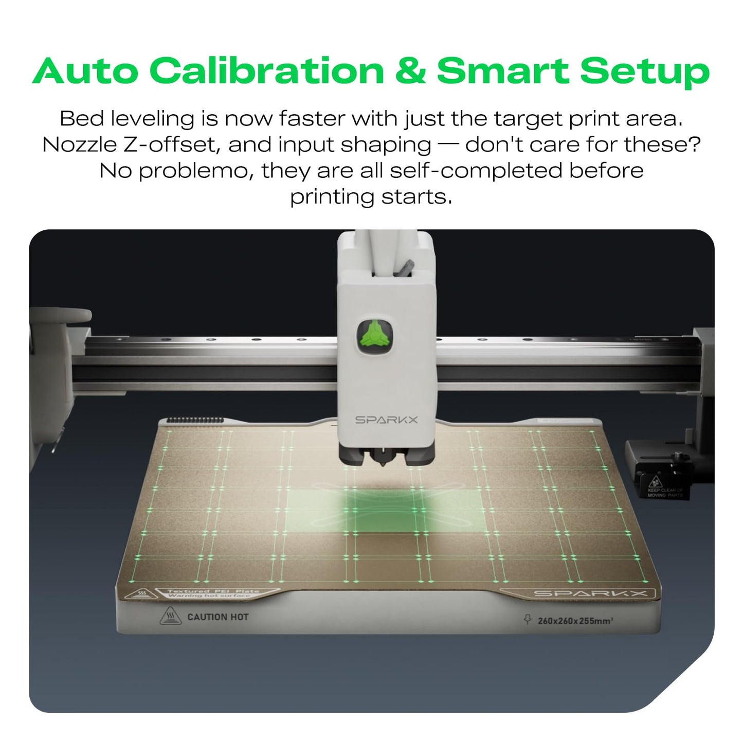 Creality SPARKX i7 3D Printer Multi Color 3D Printing 500mm/s High Speed 95% Pre-Assemble AI Photo 3D Printing RGB Light Smart AI Camera Auto-Leveling Essential Parts Low Noise 10.24×10.24×10 inch