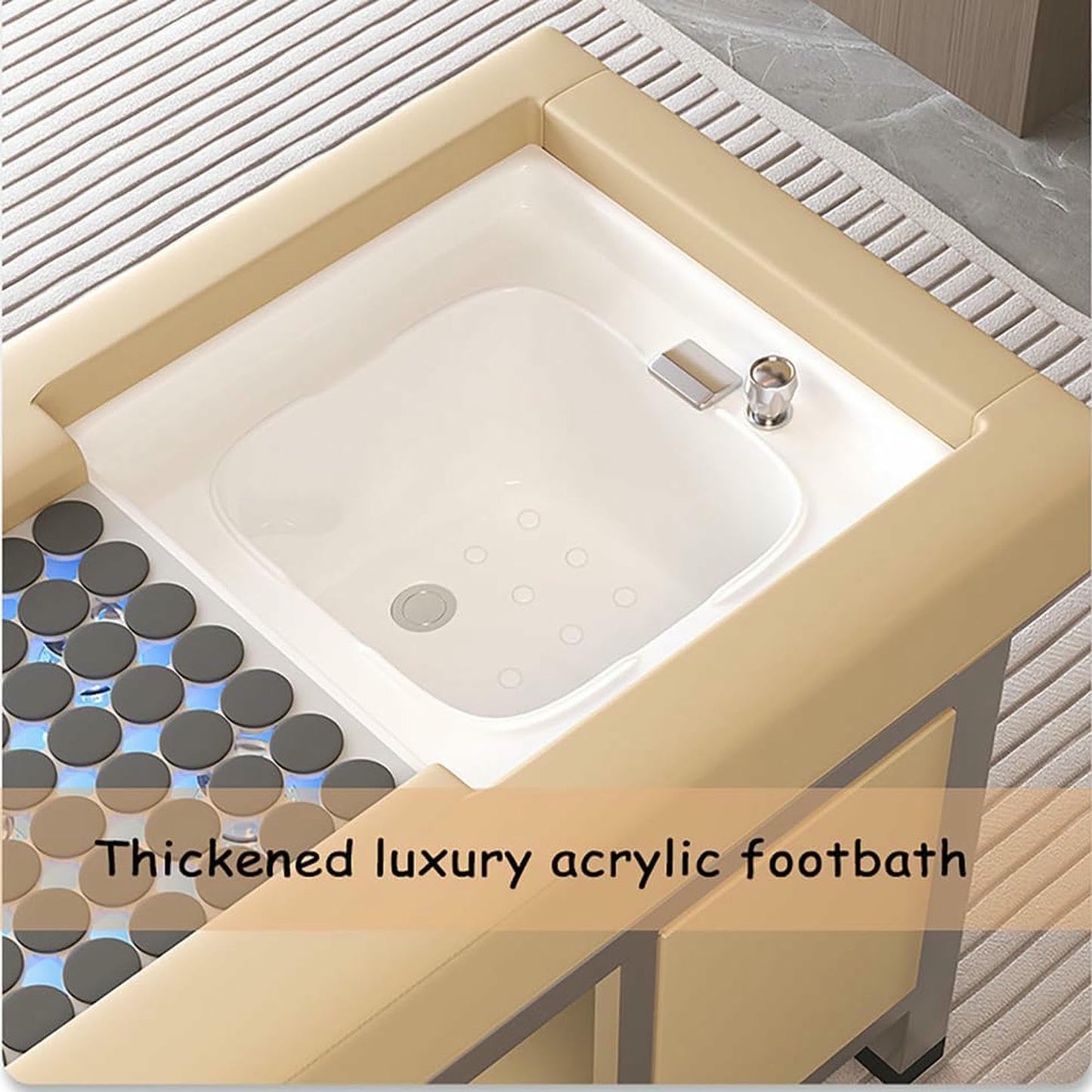 BTOIASYHF Head Spa Equipment, Head Spa Bed, Massage Shampoo Backwash Unit, Shampoo Bowl with Fumigation and Water Circulation for Salons and Spas
