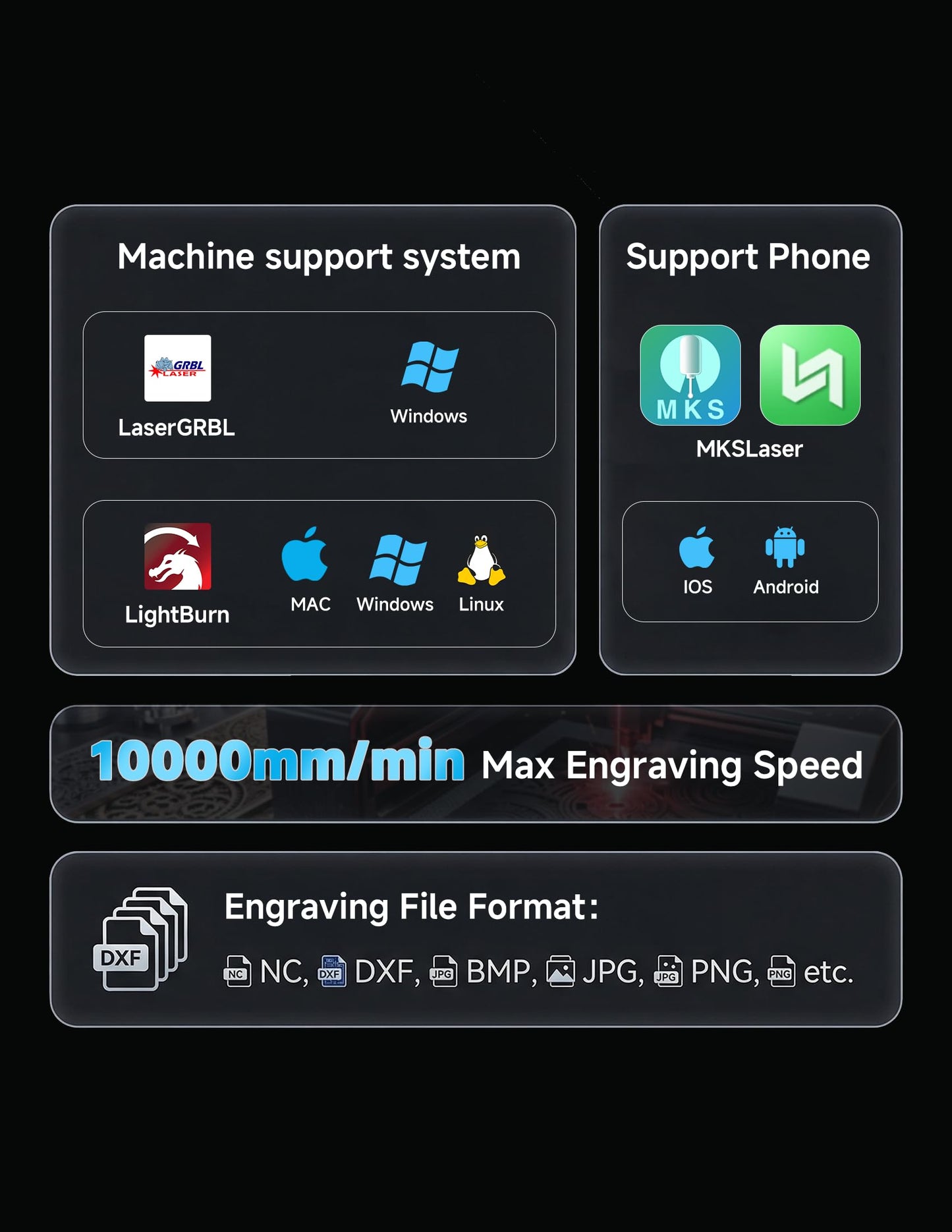 Artilume Laser Engraver 7000mW with APP Control Foldable and Portable Laser Engraver and Cutter Machine 200x150mm Larger Engraving Area for Wood Leather Acrylic, T1