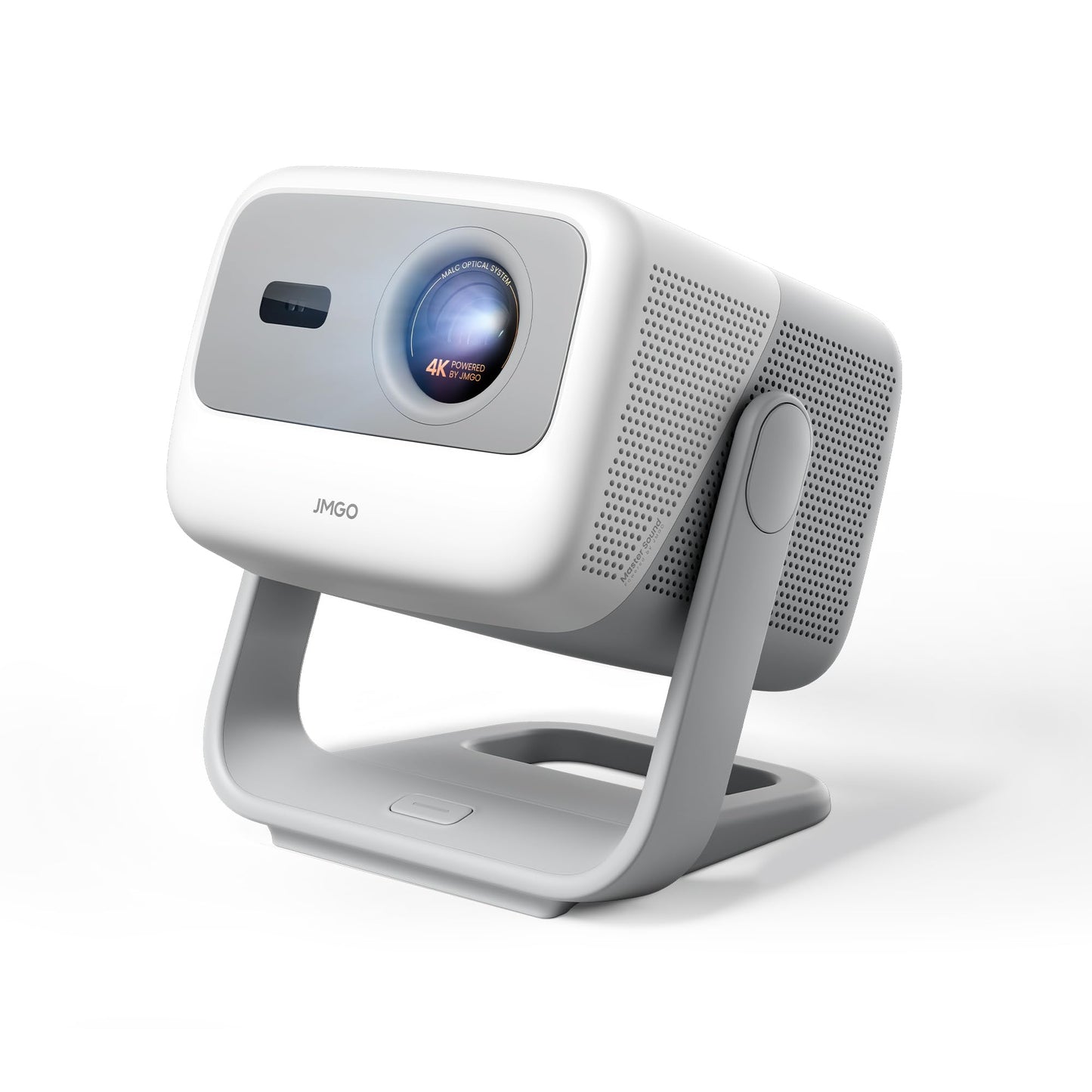 JMGO N1S 4K Smart Portable Projector, Triple Laser, 1100 ISO Lumens, Gimbal Instant Auto Focus, Google TV, Netflix, 110% BT.2020, Wi-Fi 6, HDR10, 10W Dolby Audio, Blu-ray 3D, 200" for Home.