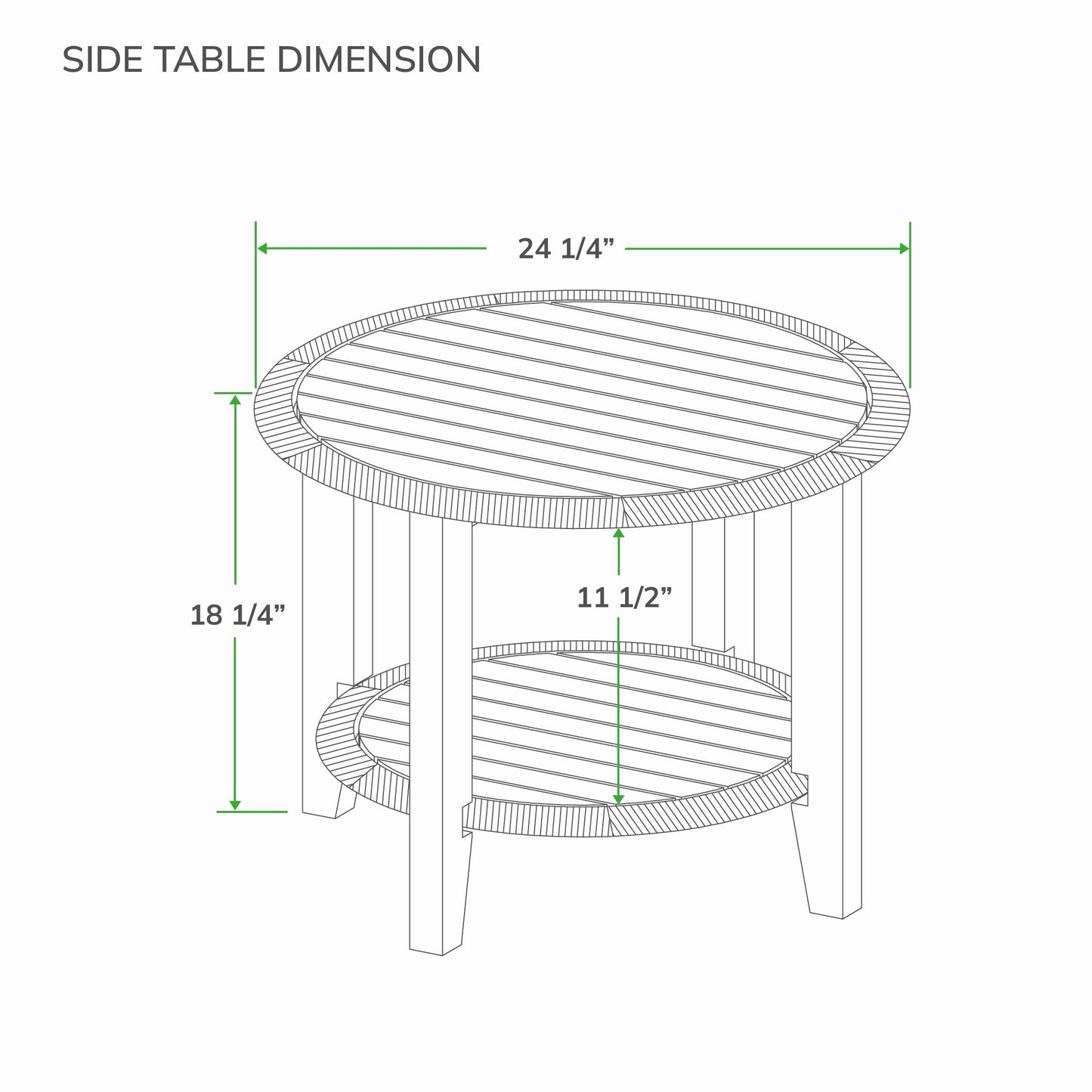 Cambridge Casual Bronte 3-Piece Teak Outdoor Lounge Set – 2 Oversized Lounge Chairs with Tufted Backrest Cushions & Teak Side Table with Honey-Core Wicker Shelf