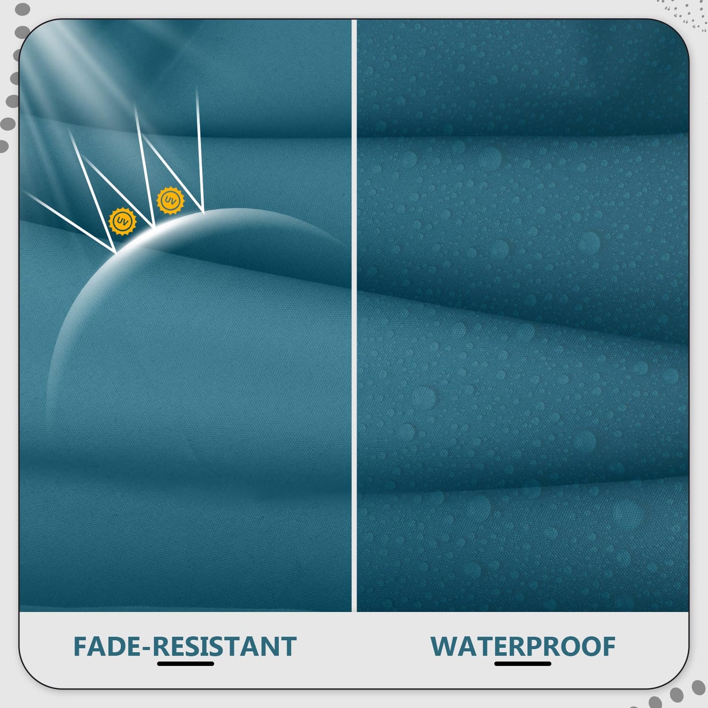 24" x 24" x 6" Outdoor Deep Seat Cushions Set - 4 Set Waterproof & Fade Resistant Patio Furniture Replacement Cushions, Non-Slip Outdoor Cushions Fit Loveseats, Couches, Chairs, and Sofas.