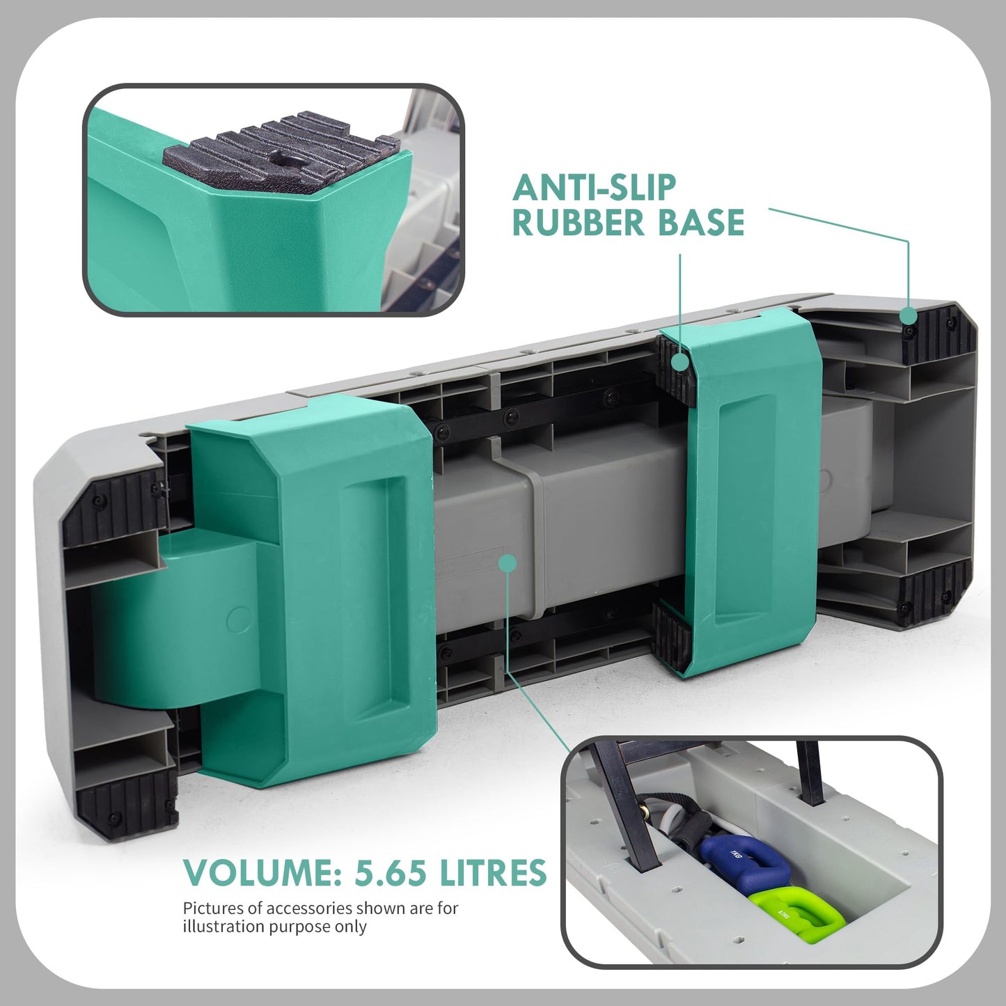 Adjustable & Foldable Weight Bench for Full Body Workout - Incline, Decline, Flat Position Exercise Equipment for Home Gym
