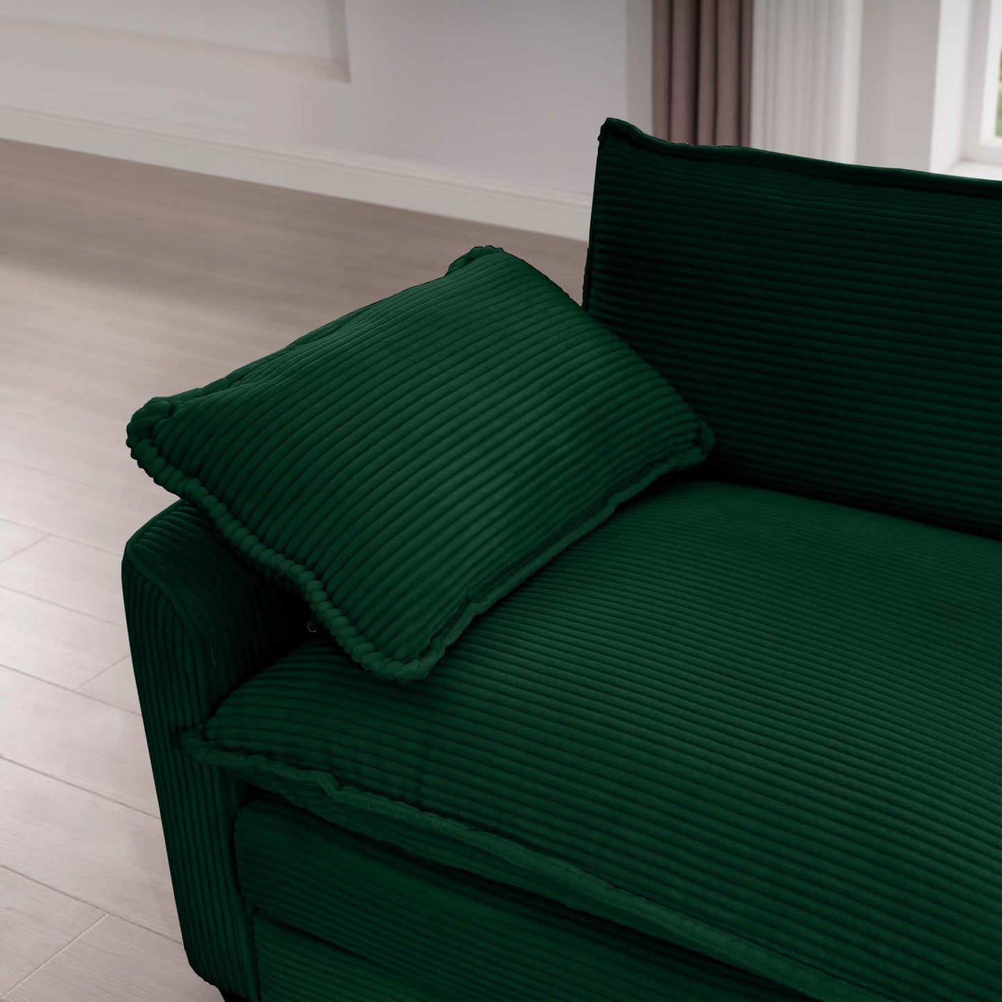 Eafurn 45.25" Oversized Accent Chair, Comfy Chenille Cloud Sofa Chair with Double Layers Seat Cushions, Modern Extra Wide Armchair Reading Chairs for Bedroom, Living Room