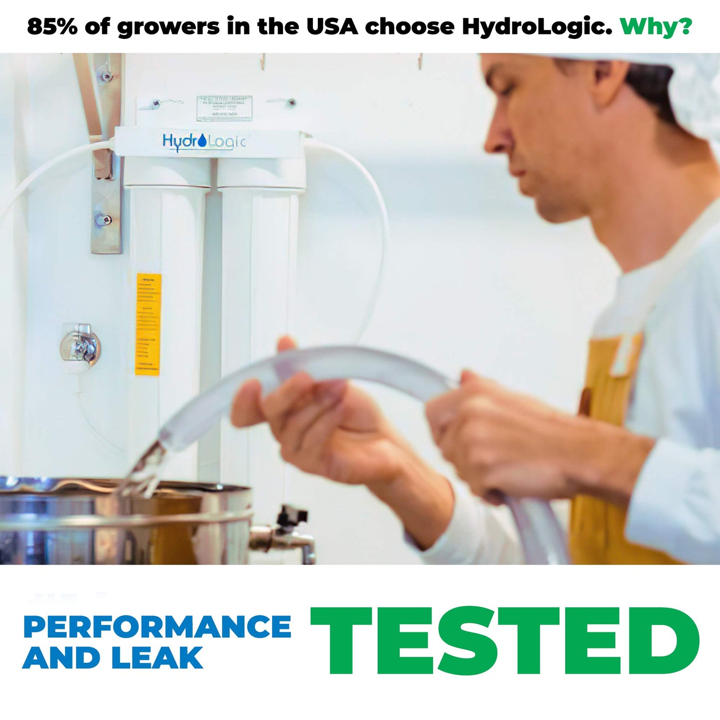 HydroLogic 150 GPD Stealth Ro150 Reverse Osmosis Water Purification Unit, Plastic, Automatic Shut-Off