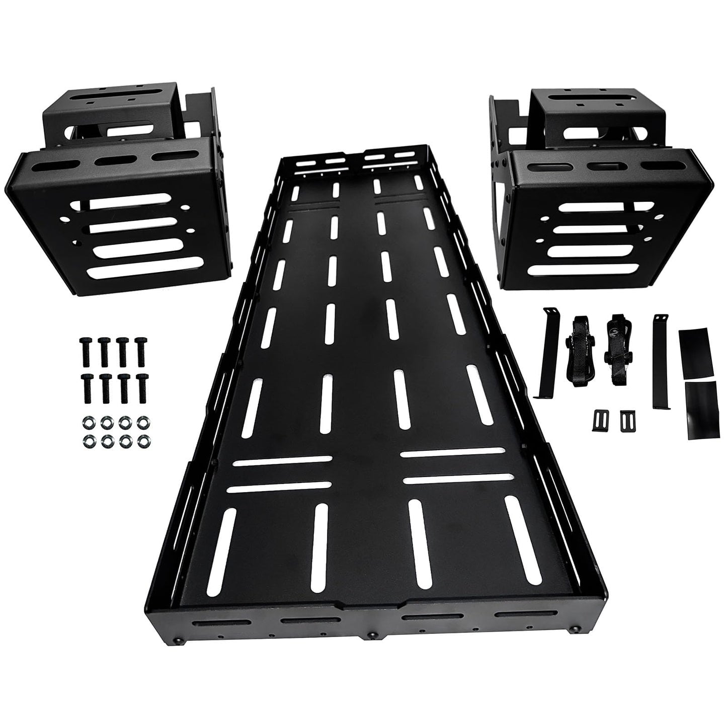 Flynsu 30-40" Spare Tire Cargo Basket Storage Tray Replacement for Jeep Wrangler JK JL TJ YJ CJ Ford Bronco SUV