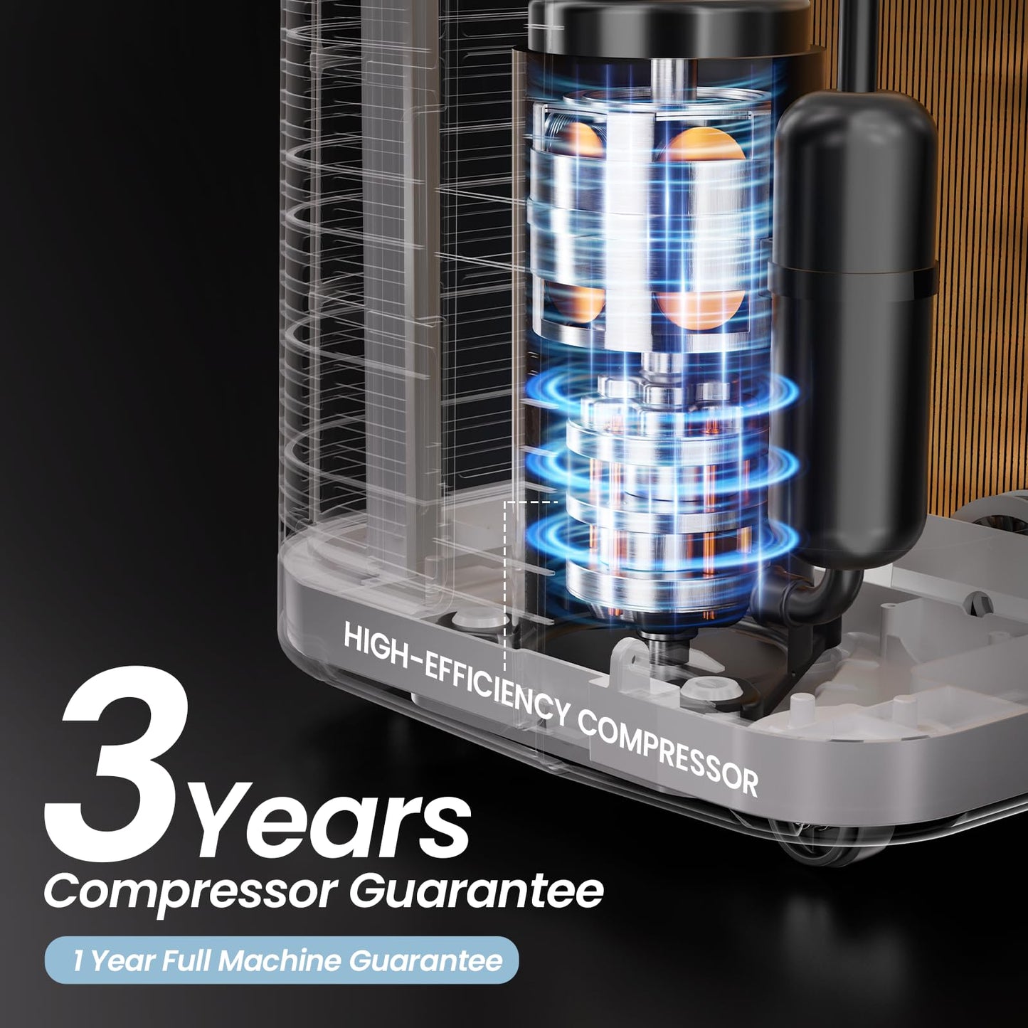 TECXERLLON 15,000 BTU Portable Air Conditioner, Cools up to 800 Sq. Ft., 4-in-1 Smart Portable AC with Dehumidifier, Fan, Sleep Mode, Self-Evaporating, Remote & Window Kit