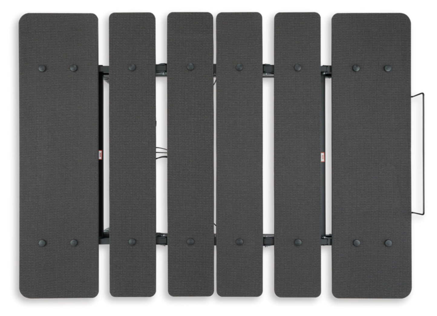 Signature Design by Ashley Cosmic Power Base Traditional Full Adjustable Base with Head and Foot Incline, Wireless Remote and USB Ports, Black