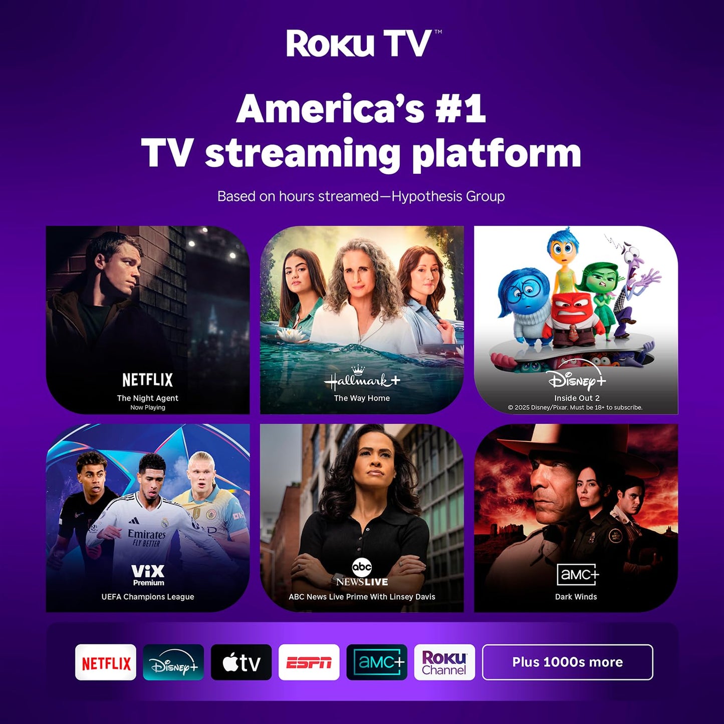 Aurzen Roku TV Smart Projector with Wifi and Bluetooth, D1R Cube Roku Streaming Experience Built-in, Sealed Optical Engine, 1080P FHD, DoIby Audio,Portable Mini Projector for Soccer Game/Outdoor Movie