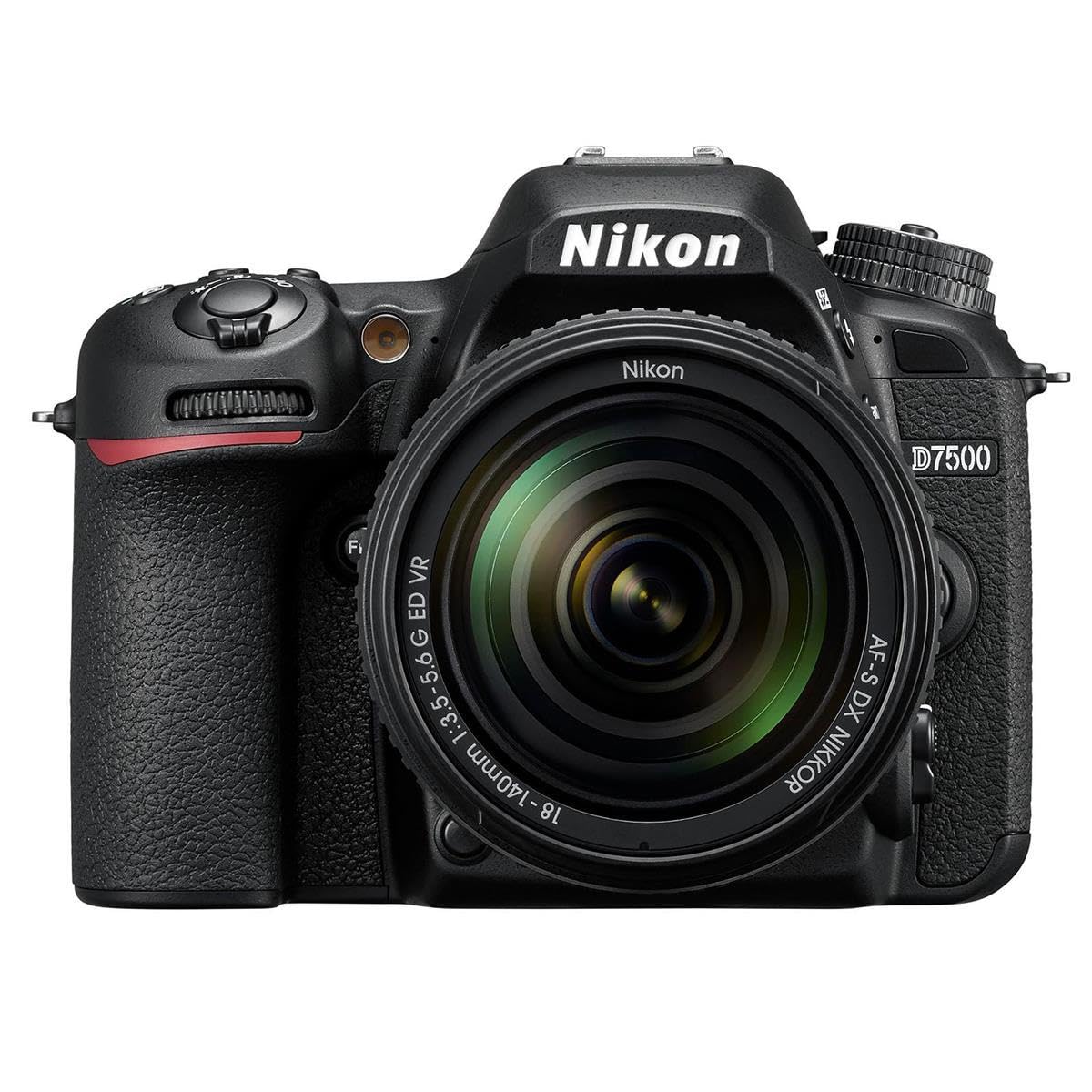 Nikon D7500 20.9MP DSLR Camera with AF-S DX NIKKOR 18-140mm f/3.5-5.6G ED VR Lens, Black