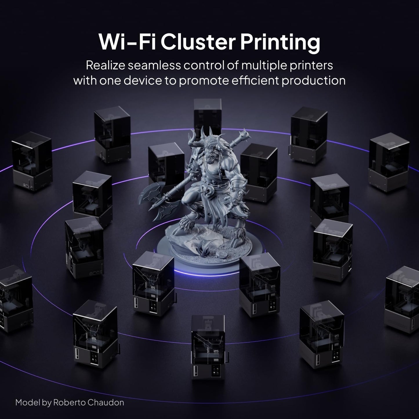 ELEGOO Mars 5 Ultra Resin 3D Printer with 7" 9K Mono LCD, 150mm/h High Speed Printing, Smart Automatic Leveling, Intelligent Detection, WiFi-Transfer, Printing Size of 6.04 × 3.06 × 6.49 inch