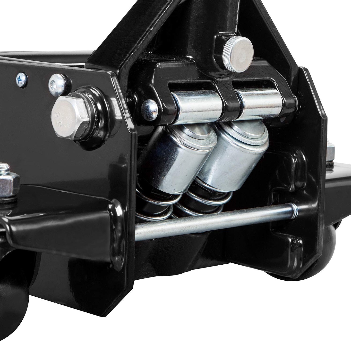 Torin AT84007NB Hydraulic Low Profile Service/Floor Jack with Dual Piston Quick Lift Pump, 4 Ton (8,000 lb) Capacity, Black