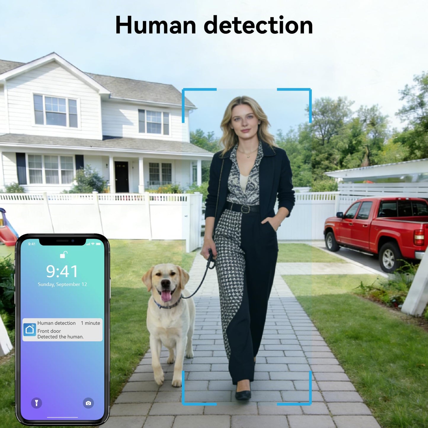 KeonBell Video Door intercom 2-Wired, doorbell withCamera, Full HD Camera, Door intercomSupports Password, 7" WiFi Monitor andTuya APP, 2-Way Audio, Unlock for HomSecurity System