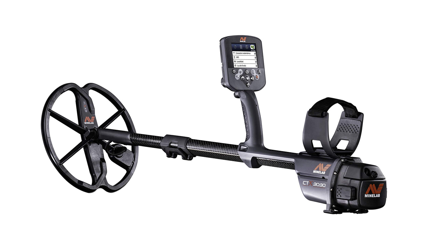 Minelab CTX 3030 All-Terrain High-Performance Metal Detector for Adults with Advanced Multi-Frequency Technology (11" Waterproof Double-D Smart Coil & Headphones Included)