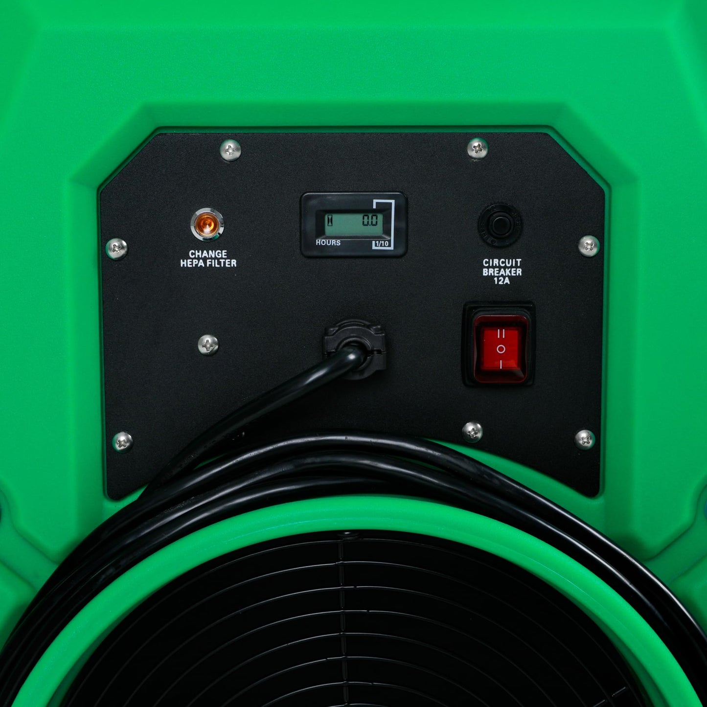 MOUNTO 1000cfm Portable Industrial Air Purifier Negative Air Scrubber - Powerful 1HP Motor, True HEPA Filter, 2-Speed, Handle and wheels 3-Year Warranty