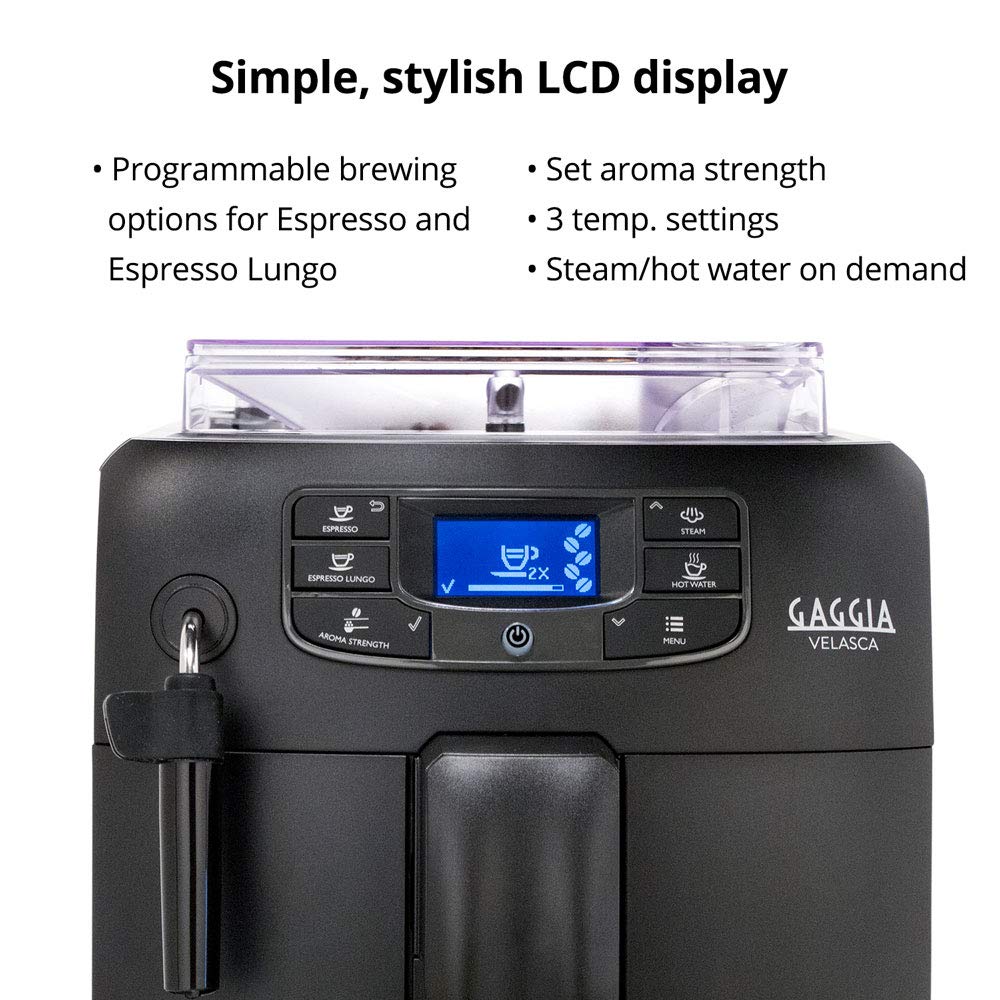 Gaggia Velasca Espresso Machine,54 ounces Black