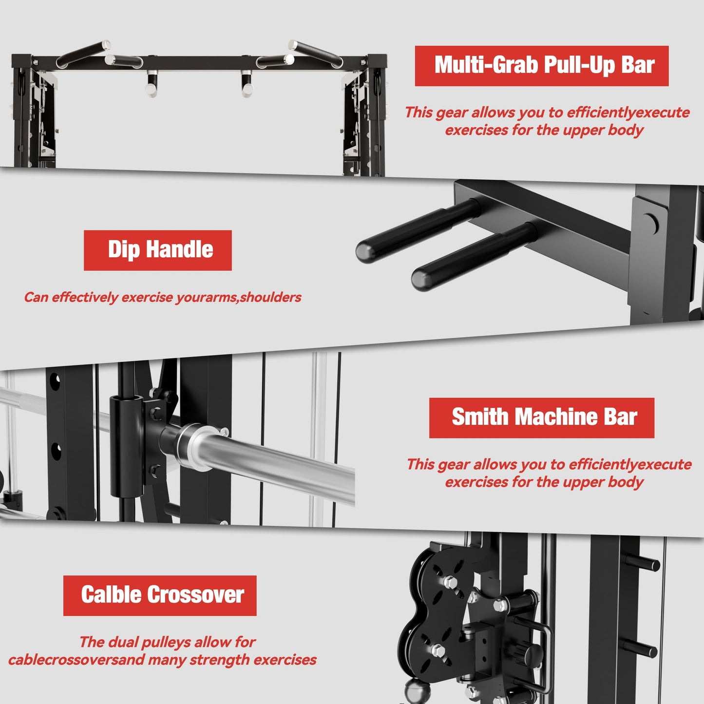 Waxman Leg Press Hack Squat Machine Combo, Leg Exercise Machine with Linear Bearing, Special for Lower Body with Weight Storage for Quads, Hamstring, Glutes and Calves with 340lBS Color Plates
