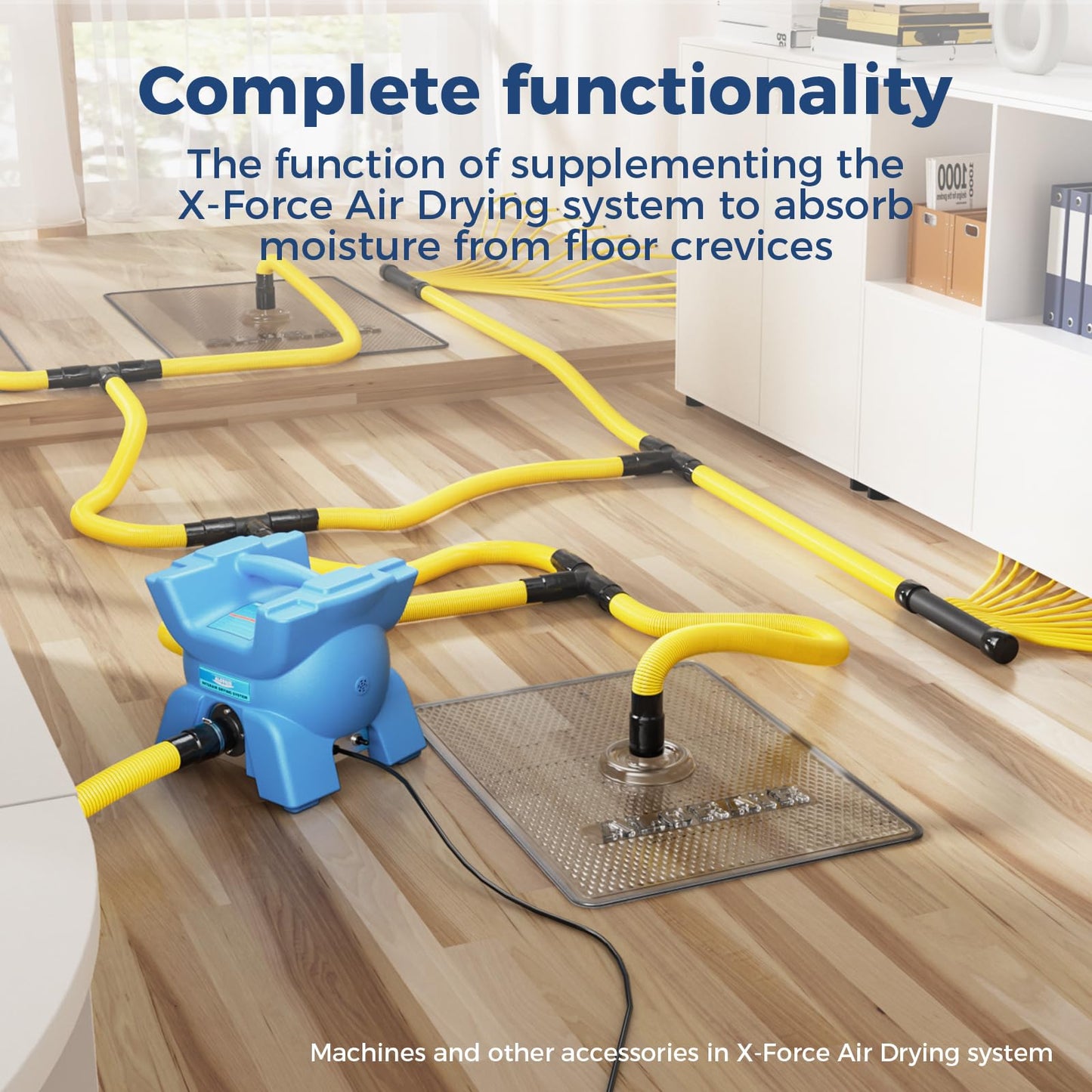 AlorAir Air Drying System Mat – X-Force Rescue Mat for Efficient Floor Drying, Ideal for Water Damage Restoration in Wood Floors and Any Floor Layout