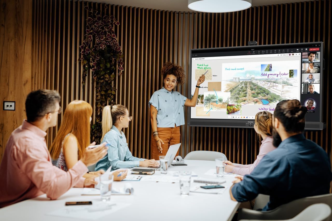 Promethean ActivPanel V10 Premium 55" Digital Whiteboard for Office or Classroom, 4K UHD, Interactive Display, OS Flexible Device (Panel Only)