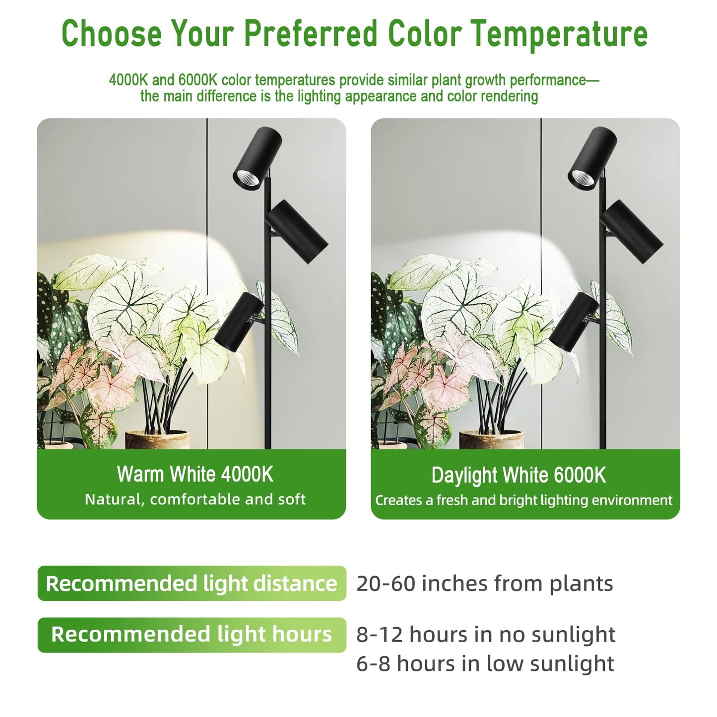 Grow Lights for Indoor Plants, 90W Full Spectrum Tall Plant Light for Indoor Growing with PPFD 900 & CRI 97, Triple-Head 43"-83" Standing & Angle, 10-Level Dimming 6/8/12H Auto On/Off Timer, COB LEDs