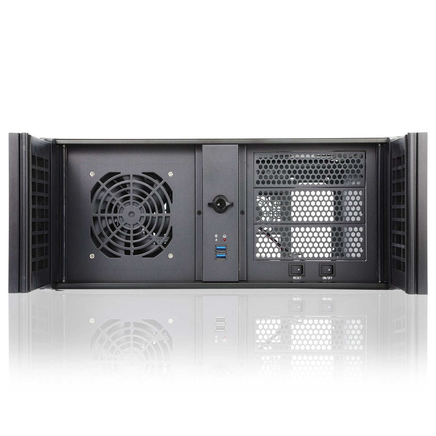 RackChoice 4U Rackmount Server Chassis with 3x5.25 Front Bays+7x3.5 +3x2.5 Drive Bays