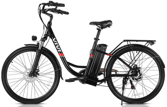 Vivi Electric Bike for Adults 500W Peak Ebike with Removable Battery, 26'' Electric Commuter Bike 19.8 MPH & 50 Miles Adult Electric Bicycles with Cruise Control, LCD Display, SGS Certified to UL2849