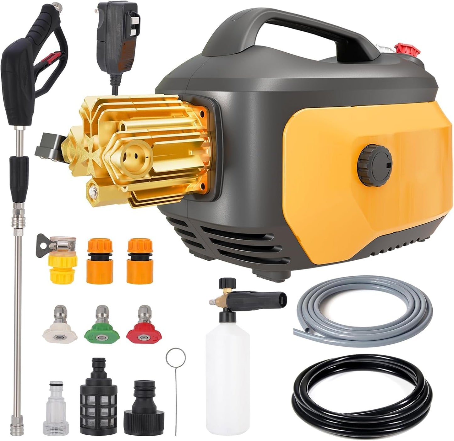 Pressure Washer, Power Washer with nozzles