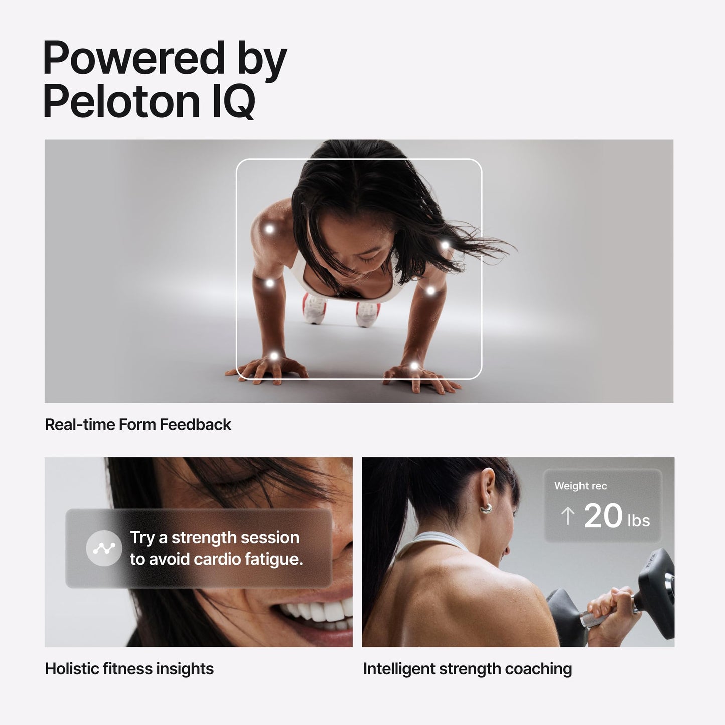Peloton Exercise Cross Training Bike+, Indoor Stationary Spin Bike+ for Home Workouts, Space-Friendly Exercise Equipment for Cardio and strength Workout & Indoor Cycling