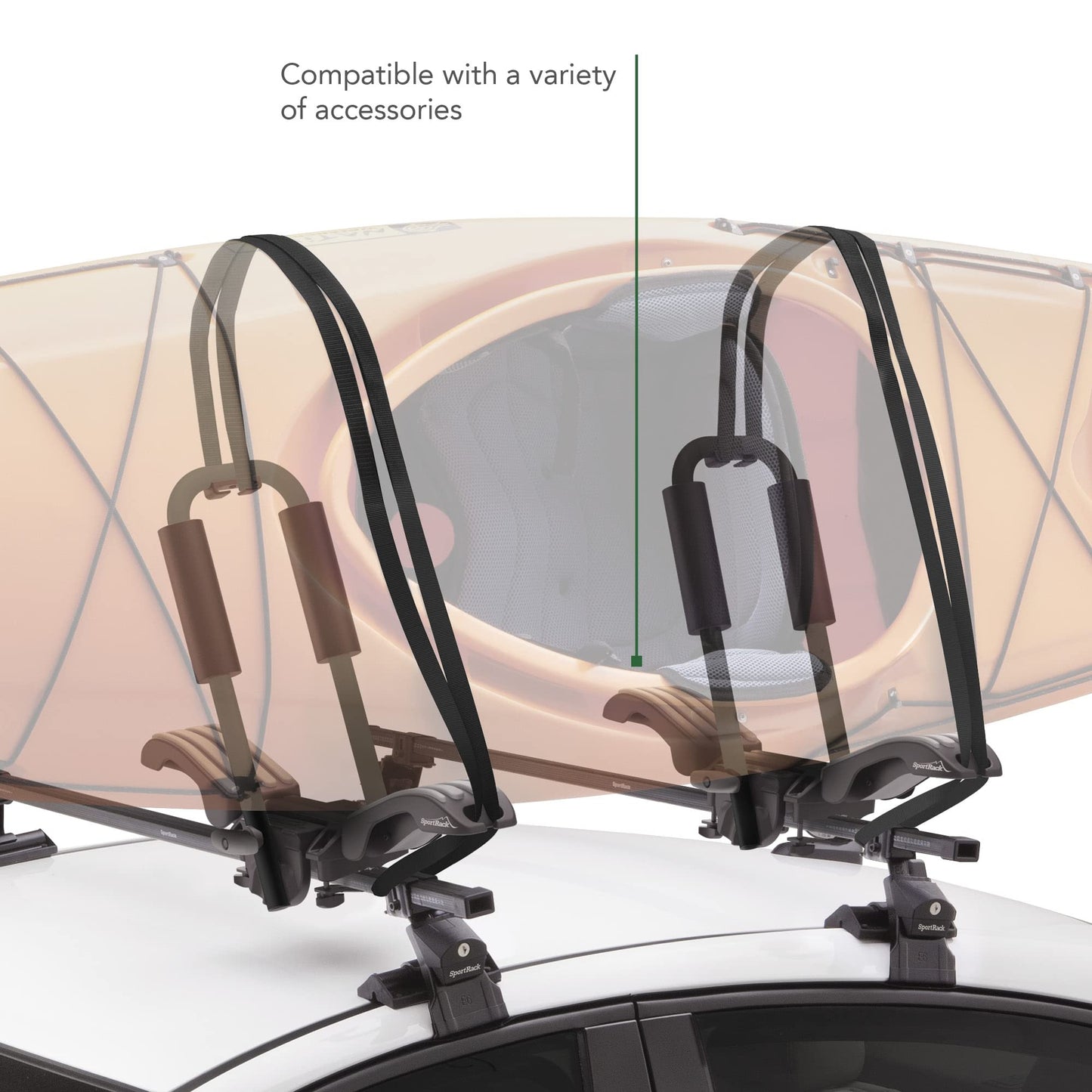 SportRack Complete Roof Rack System , Black