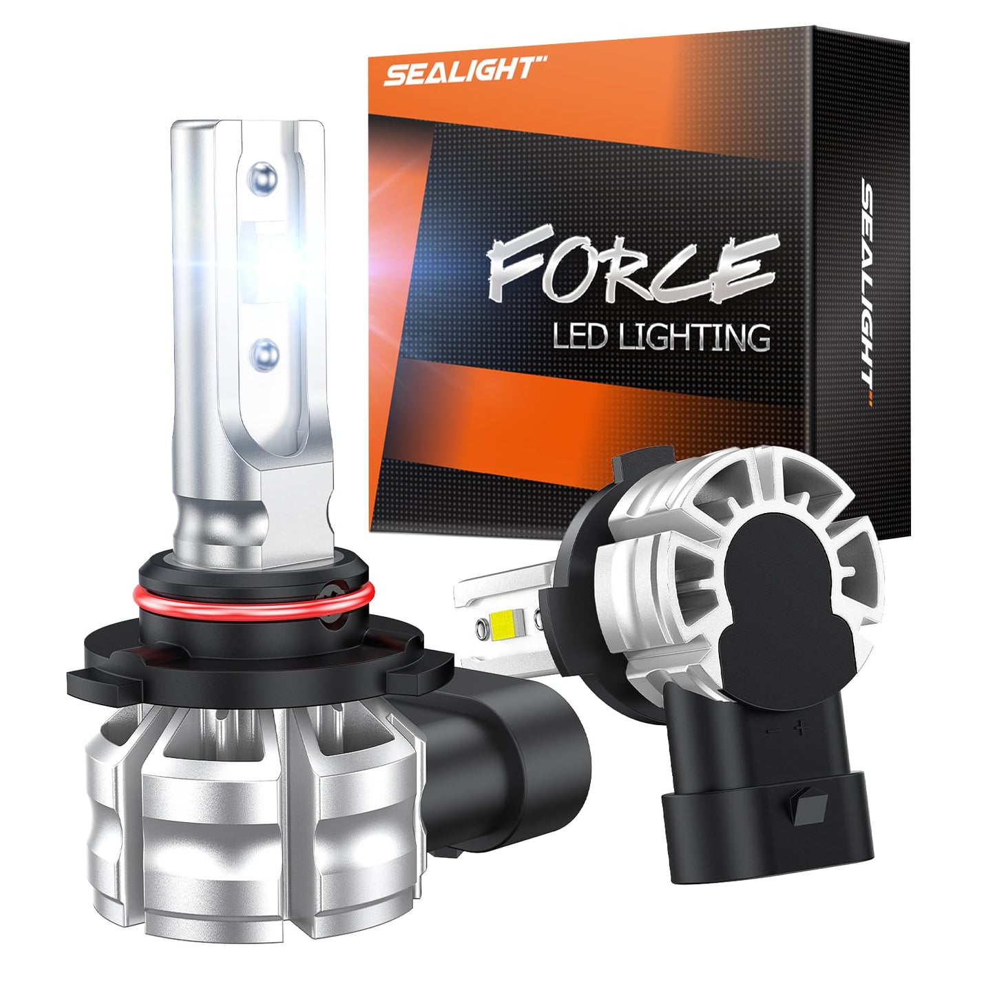 SEALIGHT H10 LED Fog Light Bulbs, 10000LM, 6500K White, H10/9145/9140 Size, Pack of 2