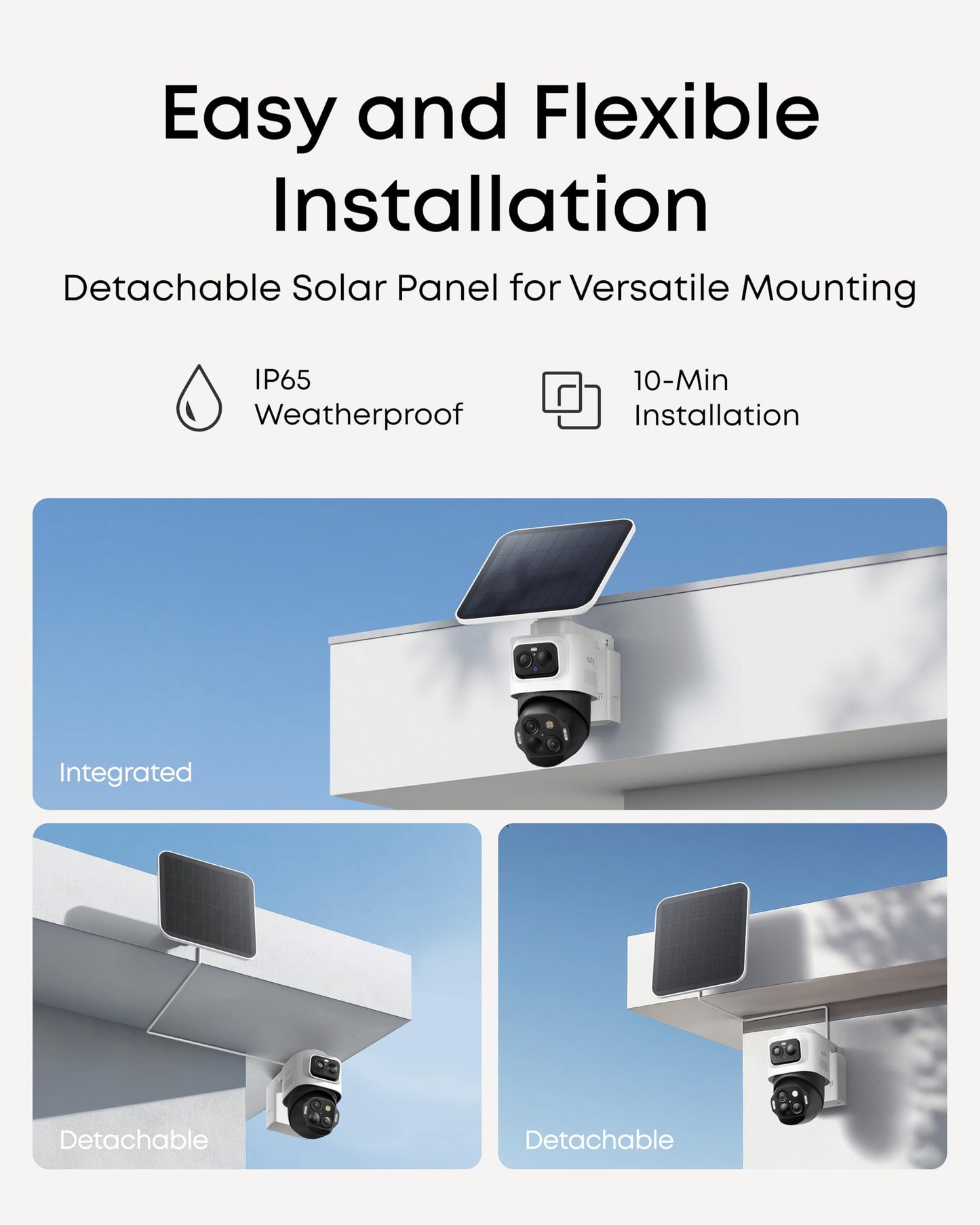 eufy Security eufyCam S4 4-Cam Kit, 4K Solar Wireless Outdoor Security System,3-Lens Bullet-PTZ cam, 360° Coverage,Cross-Cam Track, AI Facial Recognition, 8X Zoom,0 Monthly Fee,Expandable up to 16TB