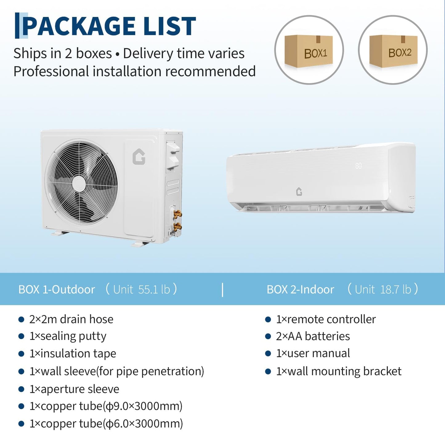 Takywep 12000 BTU Mini Split Air Conditioner,19 SEER2 Ductless Inverter AC w/ 115V, Cool Up to 750 Sq. ft with Heat Pump System,White