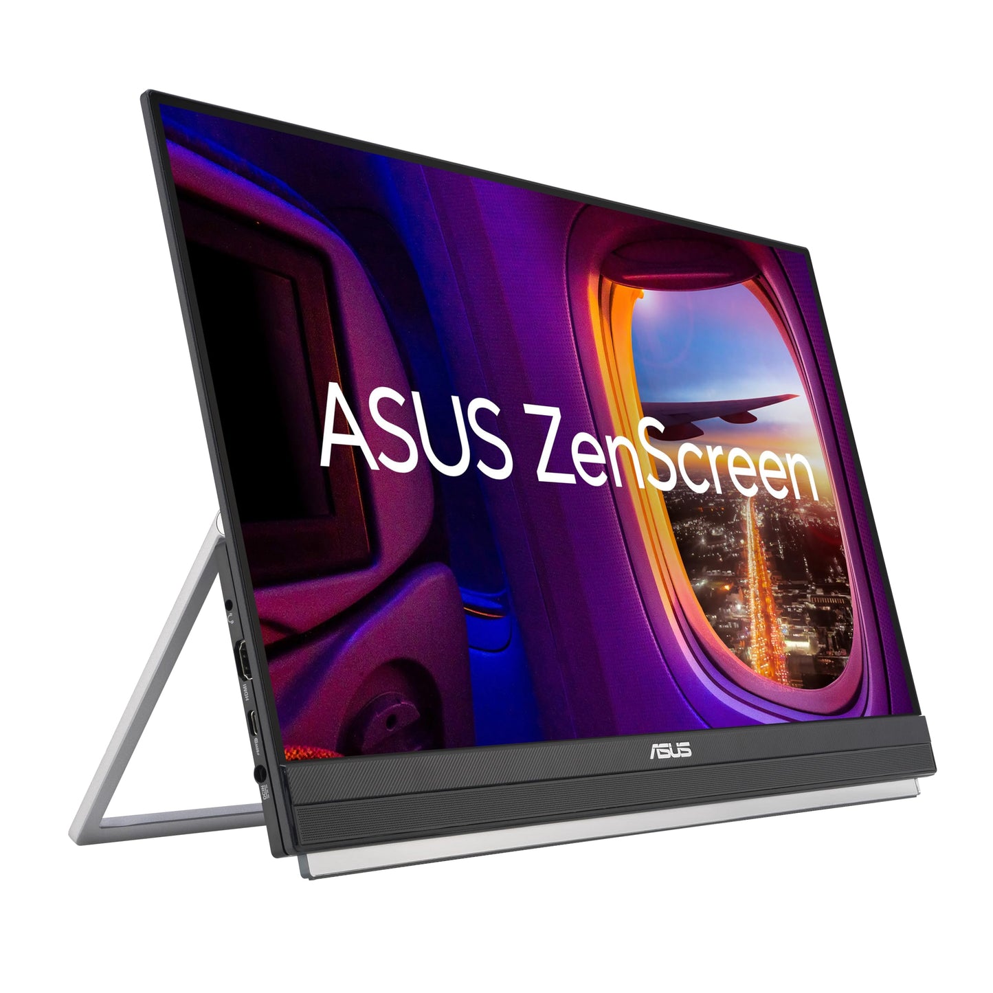 ASUS ZenScreen 22” (21.5 viewable) 1080P Portable Monitor (MB229CF) – Full HD, IPS, 100Hz, USB-C PD 60W, Speakers, Carrying Handle, Kickstand, C-clamp Arm, Partition Hook, Subwoofer, 3 yr Warranty