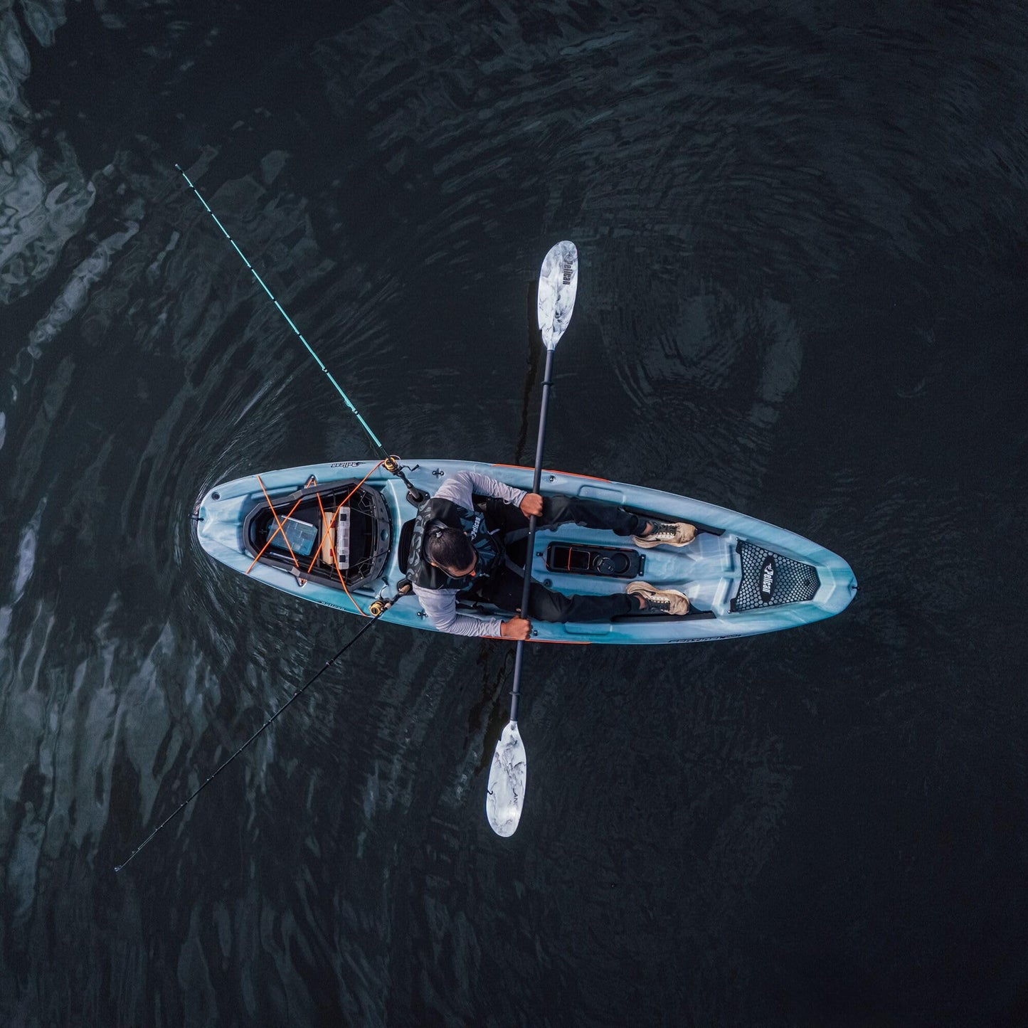 Pelican Sentinel 100X - Angler Sit on top Fishing Kayak - Forest Mist - Lightweight - Ergolounge™ Seating System - 10 ft, ‎Sentinel 100X Angler Fishing Kayak
