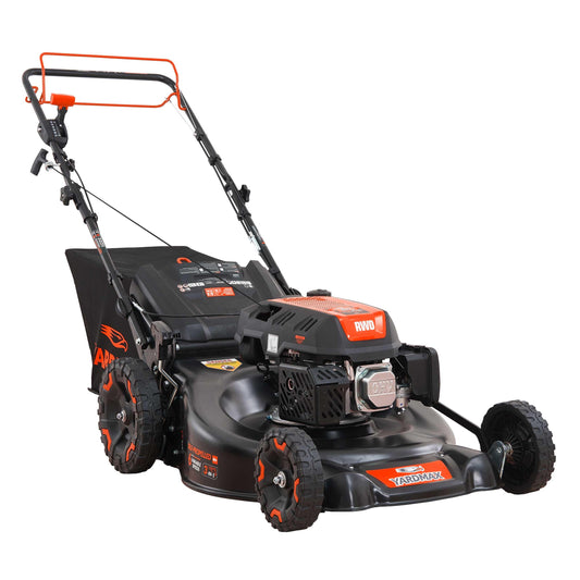 24 in. 201 cc Select PACE 6 Speed CVT High Wheel RWD 3-in-1 Gas Walk Behind Self-Propelled Lawn Mower W/Recoil Start