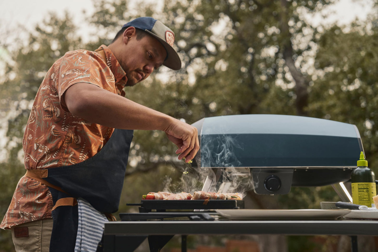 Ooni Koda 2 Pro Propane Gas Pizza Oven – 18" Gas Powered Outdoor Oven with 28 mBar Regulator and Gas Hose, Gas powered Portable Pizza Oven - Slate Blue