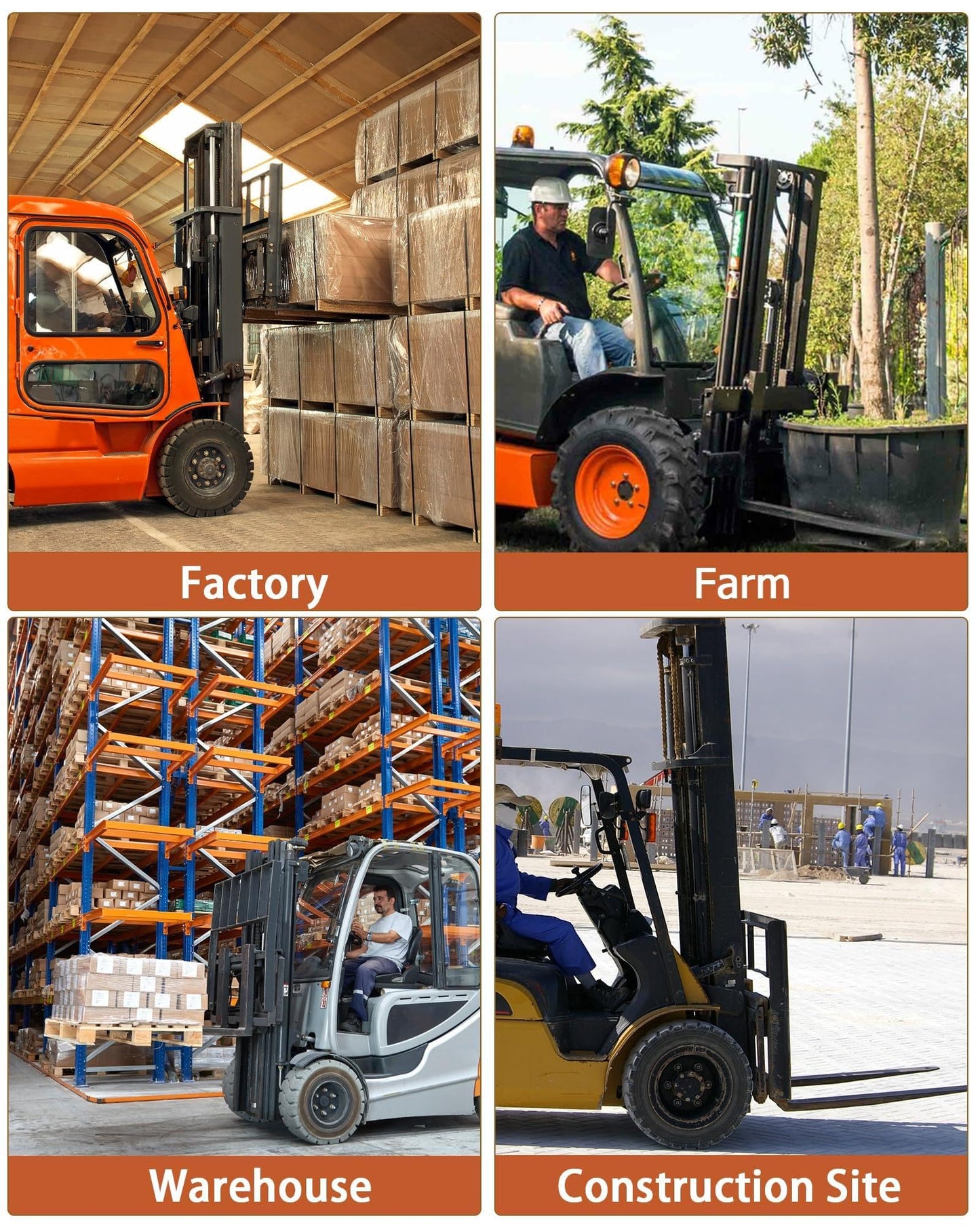 72 Inch Forklift Extensions, 4.5 Width Fork Extensions, 5500 Lbs Capacity, Heavy Duty Fork Extensions for Forklifts, 1 Pair, Red