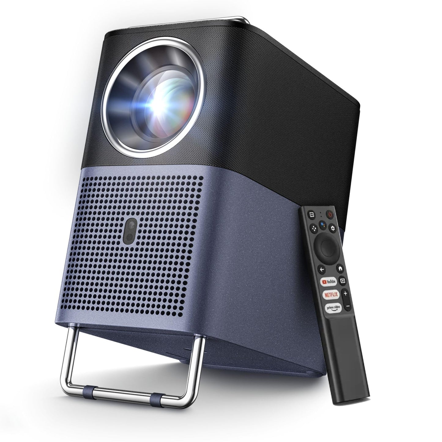 TCL A1s Smart Projector 4K Support, Compatible with Google TV & Netflix, WIFI and Bluetooth, Auto Focus Keystone, Native 1080p, 16W Dolby Audio, Movie Projector for Home Theater with Portable Case