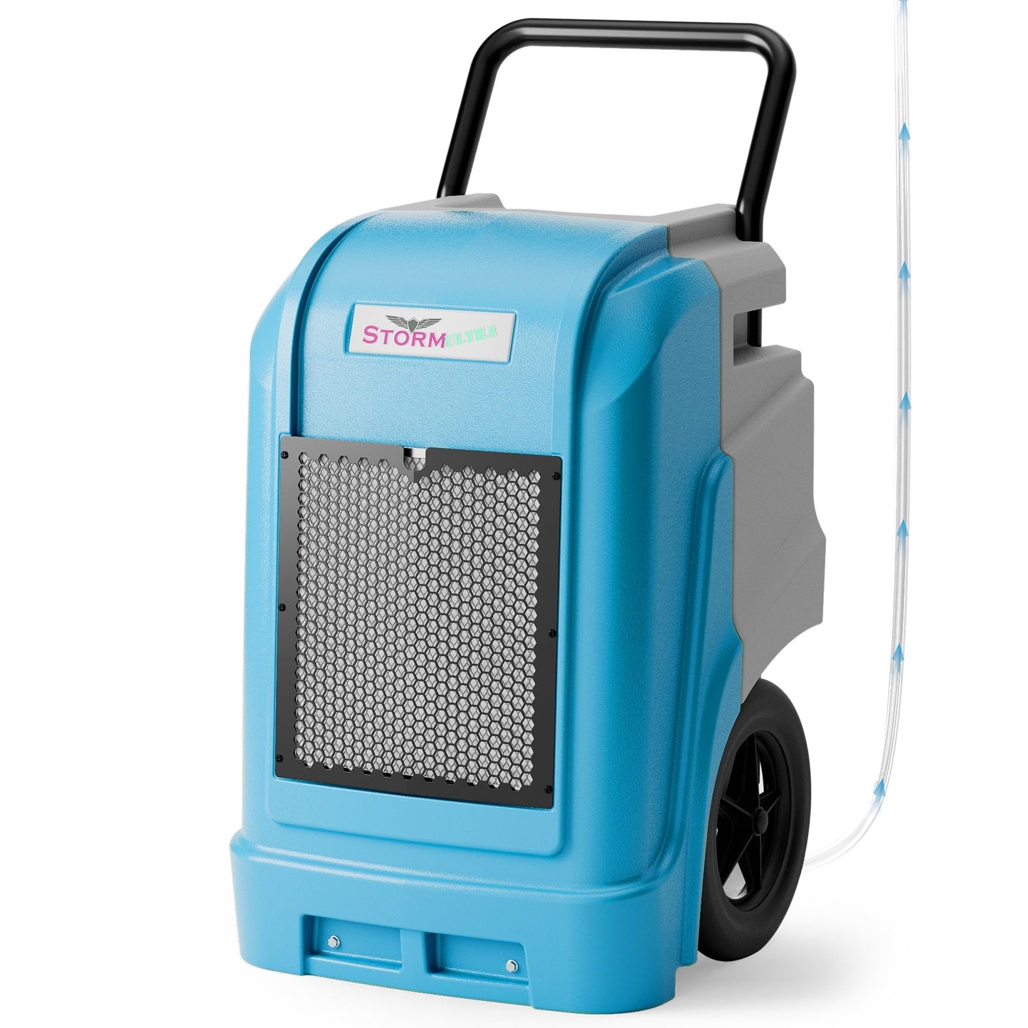ALORAIR 190 Pints LGR Commercial Dehumidifier with Pump & Drain Hose, Up to 2,600 Sq.Ft, Portable Industrial Dehumidifiers with Handle, Water Damage Restore, Basement, Garage