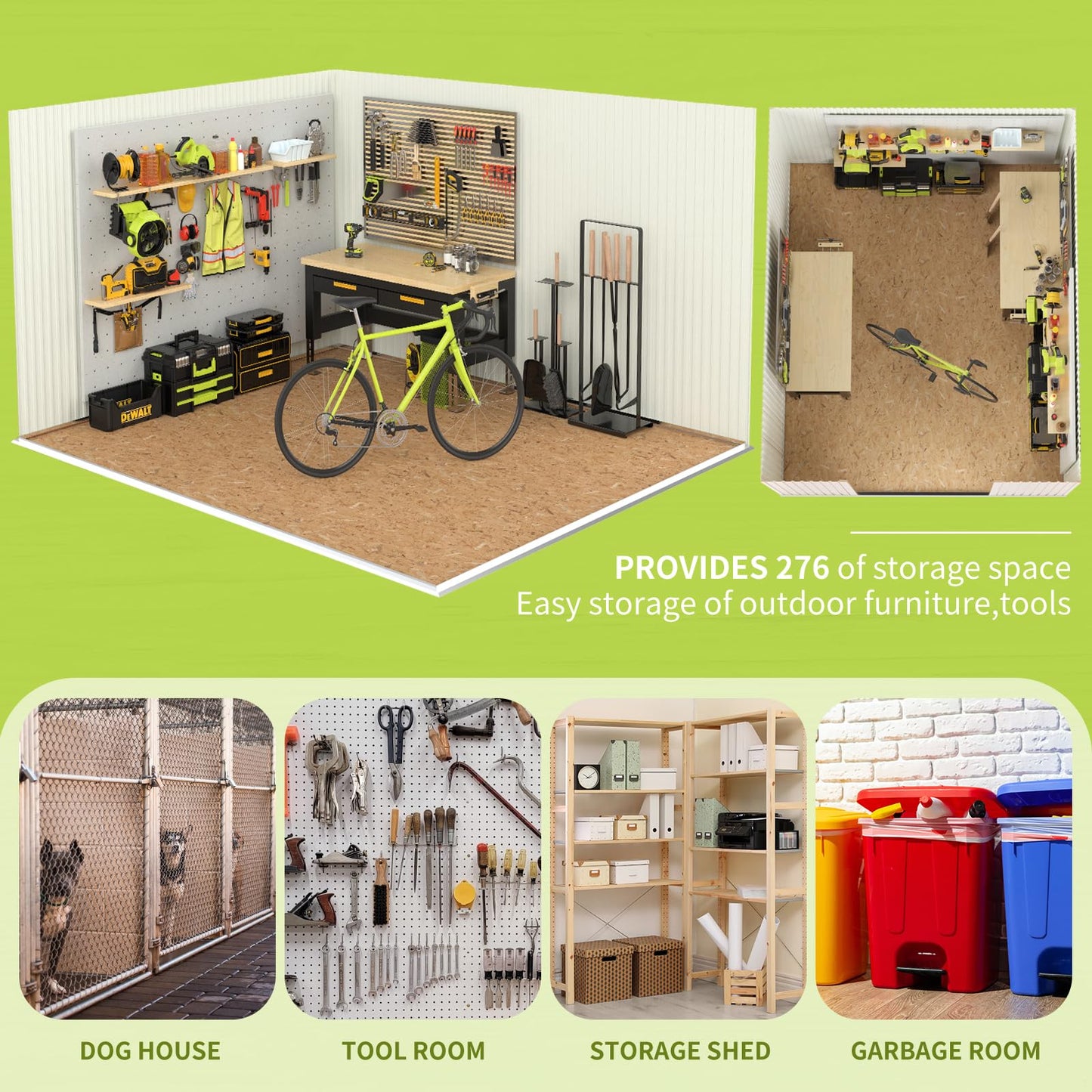 Metal Storage Shed,10x8 Outdoor Storage Building,Large Backyard Garden Sheds with Lockable Door,Waterproof Outside Storage Sheds with Locking Doors