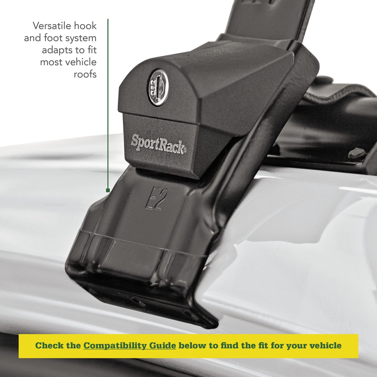 SportRack Complete Roof Rack System , Black