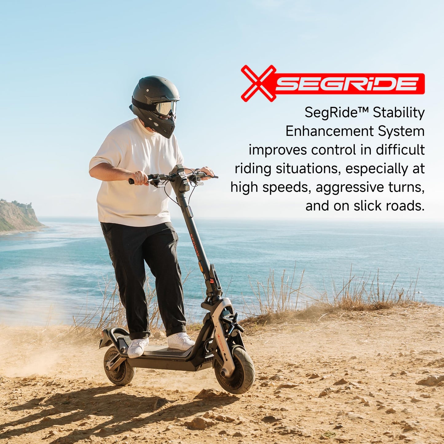 Segway SuperScooter GT3 Pro Electric Scooter, 50MPH Top Speed, 86-Mile Max Range, Dual Motor, 7000W Peak Power, Dual Hydraulic Suspension and Disc Brakes, UL-2272 2271 Certified