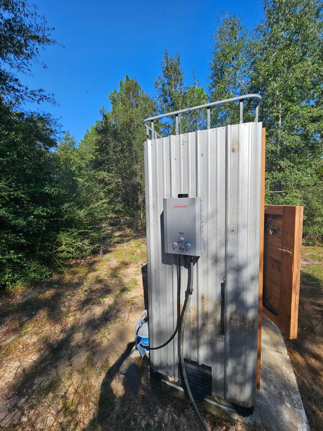 GASLAND BE158S Tankless Water Heater Propane – CSA Certified, 41,000 BTU, 1.58 GPM, Digital Display & Multi-Protection Portable Hot Water Heater for Camping, RV, Off-Grid & Outdoor Showers
