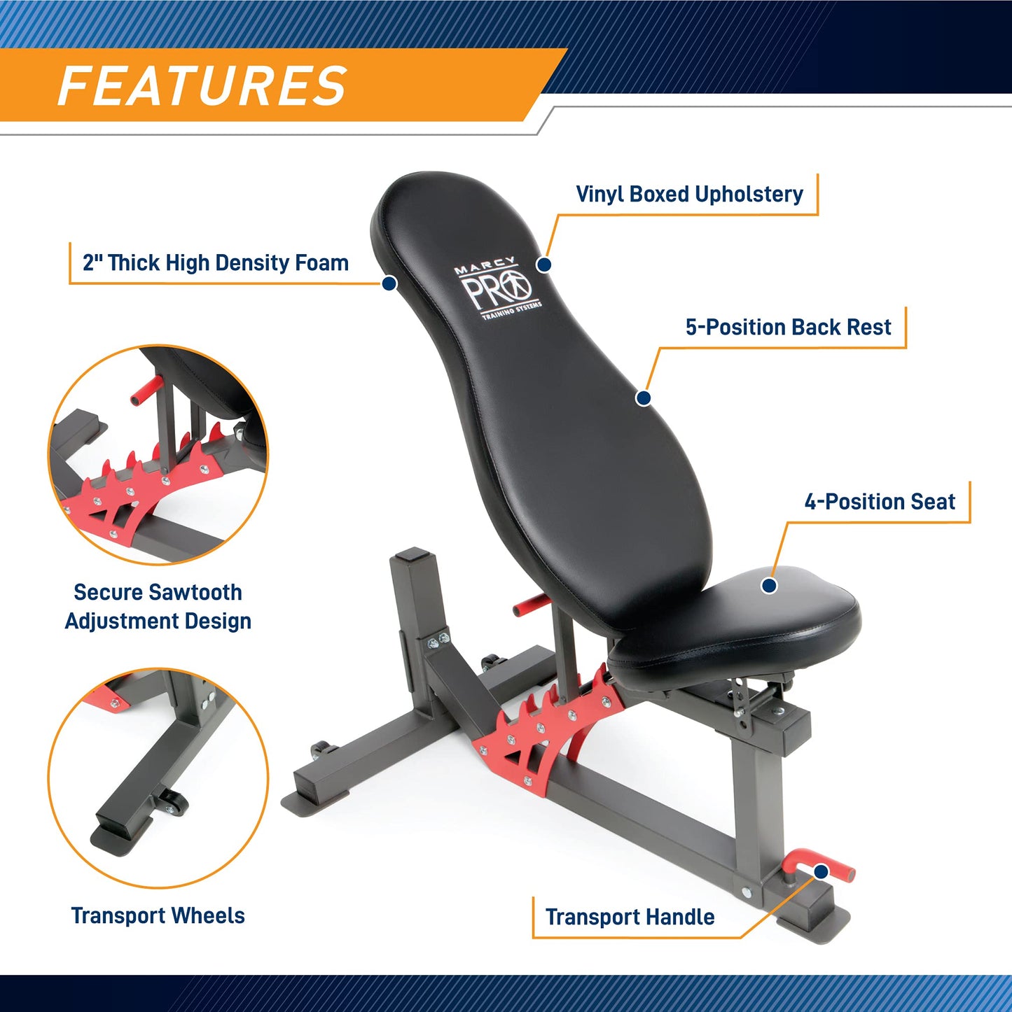 Marcy Smith Machine Home Gym System SM-4903, All-in-One Strength Training Cage with Weight Bench, Pulley, Squat Rack & Workout Stations for Full Body Workouts